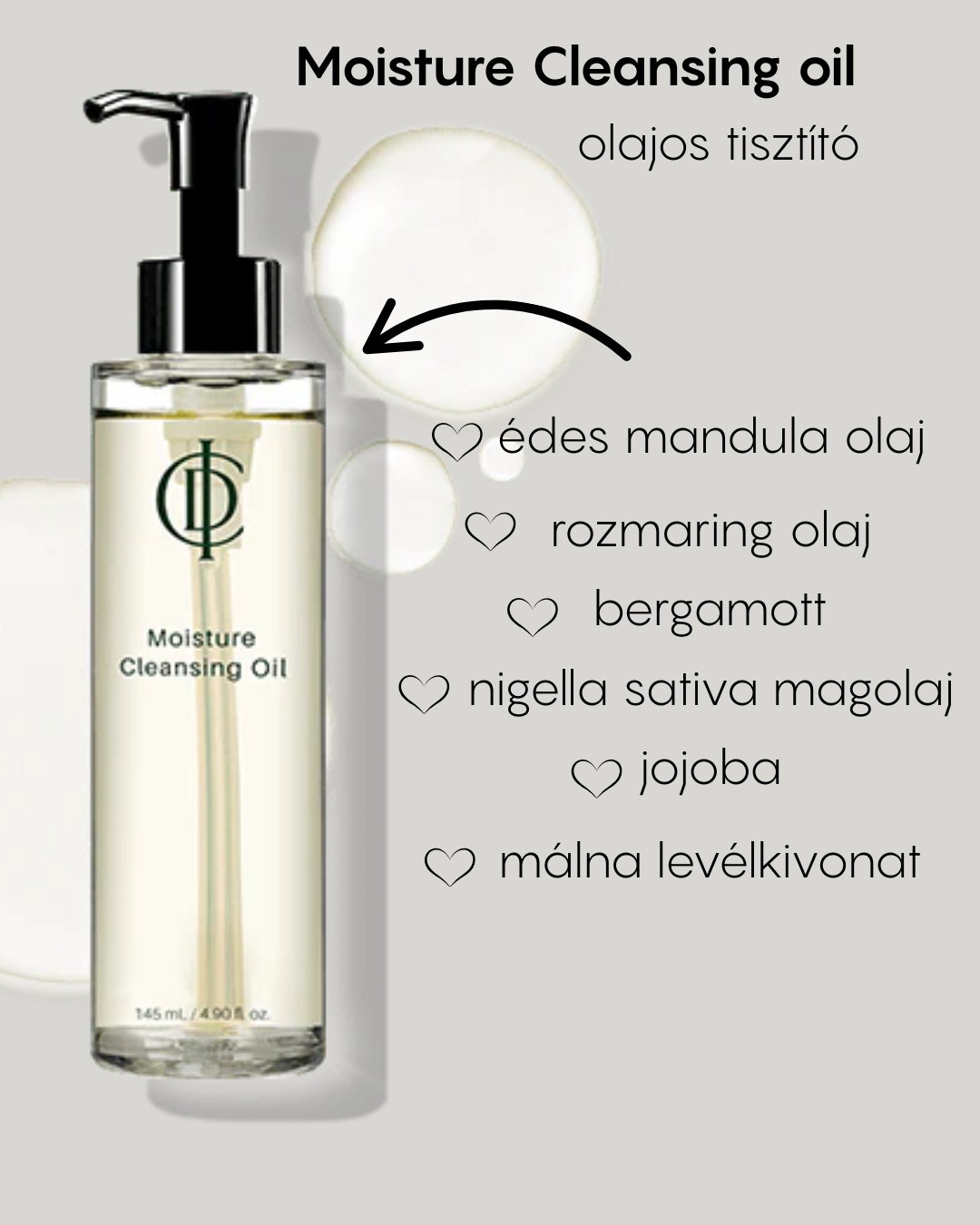 RIMAN Moisture Cleansing Oil — olajos tisztitó